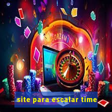 site para escalar time